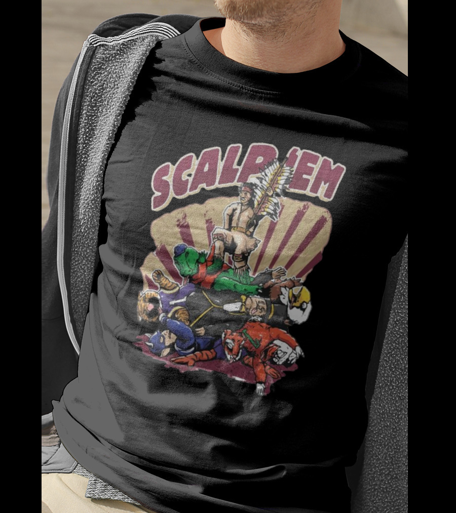 Florida State Seminoles Scalp Em Football Victory Over Rivals T-Shirt