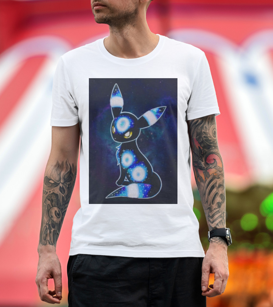 Umbreon Galaxy Cosmic Pokemon T-Shirt