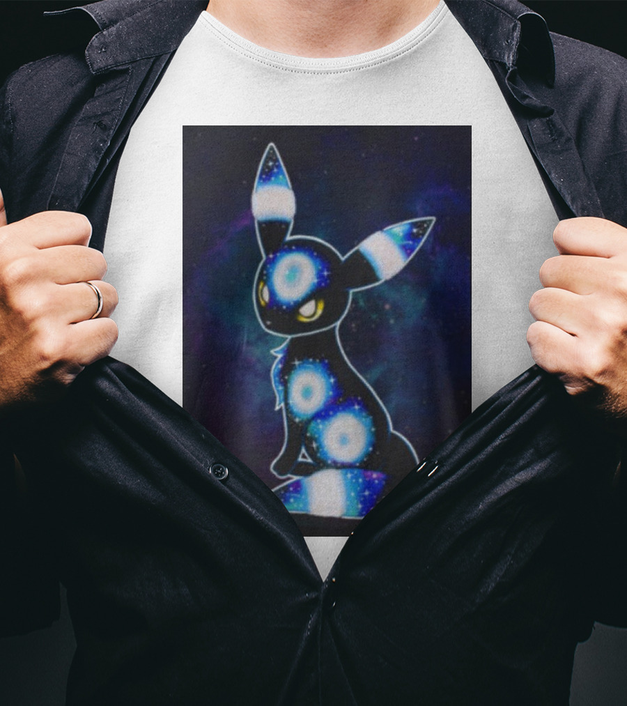 Umbreon Galaxy Cosmic Pokemon T-Shirt