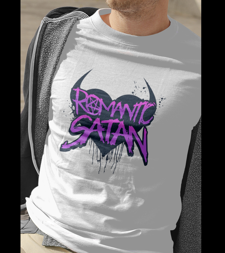 Romantic Satan Heart And Pentagram T-Shirt