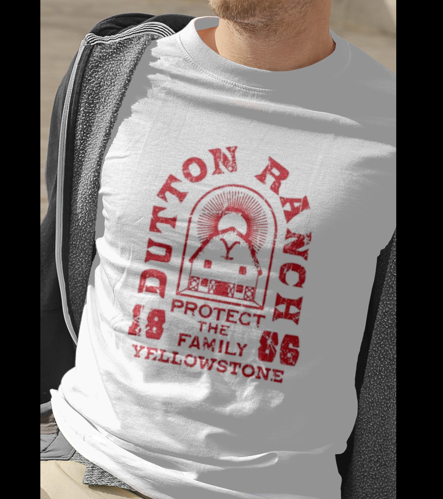Dutton Ranch Protect The Family Yellowstone 1886 T-Shirt
