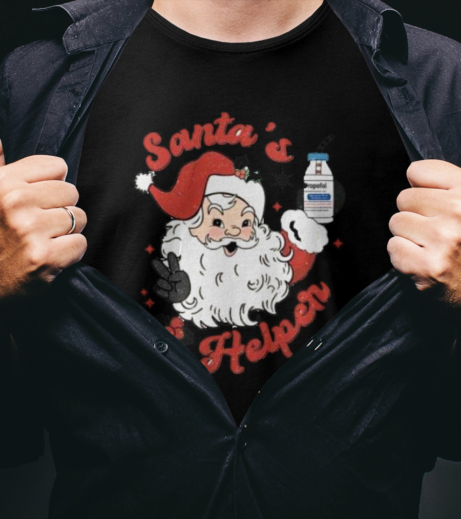 Santa's Helper Christmas Propofol T-Shirt