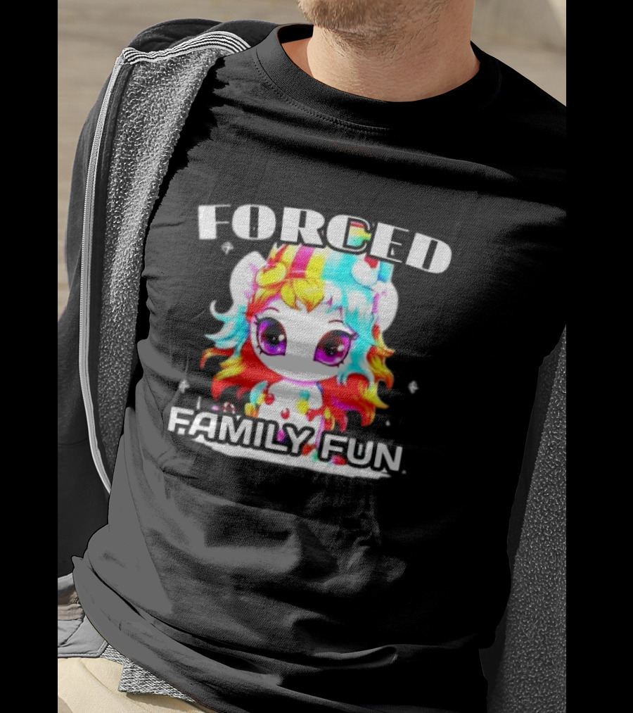 FORCED Family Fun Unicorn Christmas T-Shirt