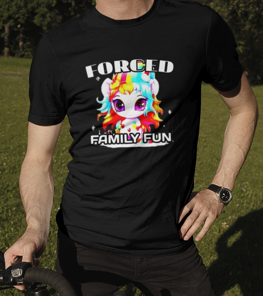 FORCED Family Fun Unicorn Christmas T-Shirt