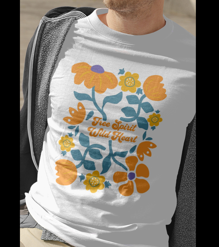 Free Spirit Wild Heart Floral T-Shirt