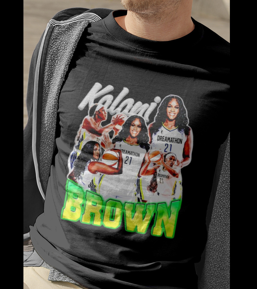 Kalani Brown Dreamathon 21 Basketball Legends T-Shirt