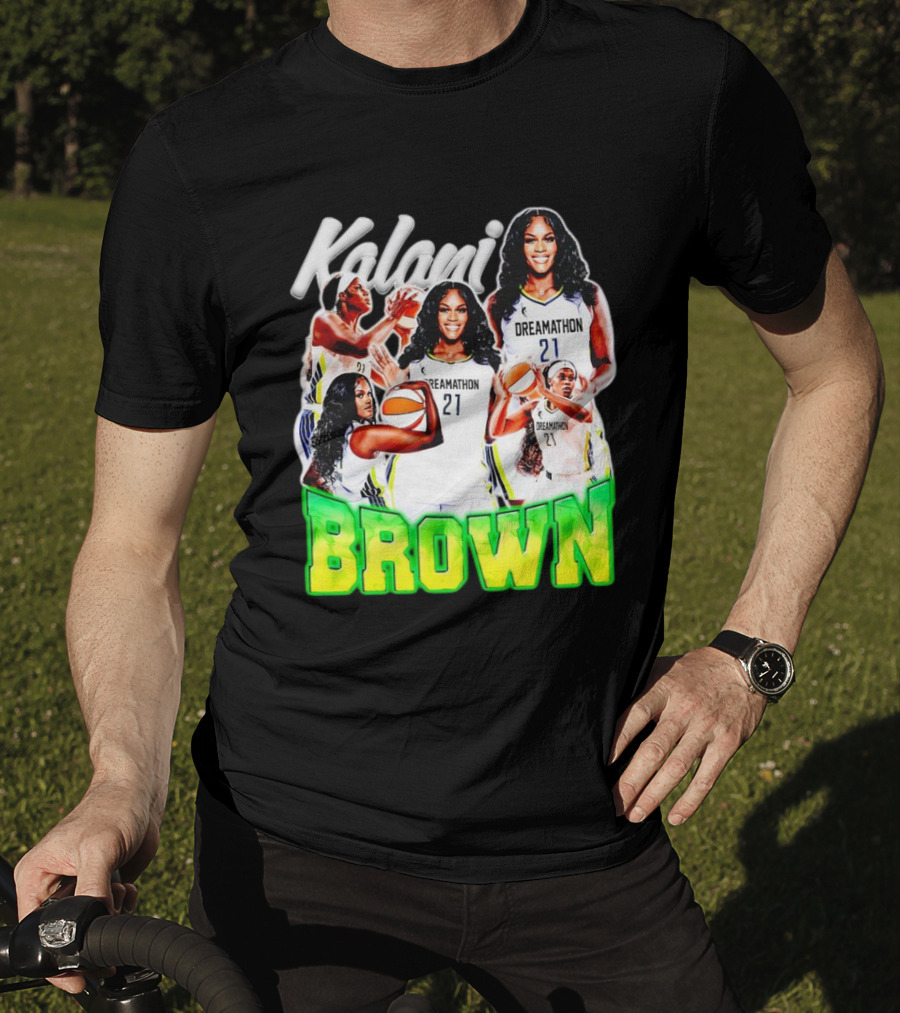 Kalani Brown Dreamathon 21 Basketball Legends T-Shirt