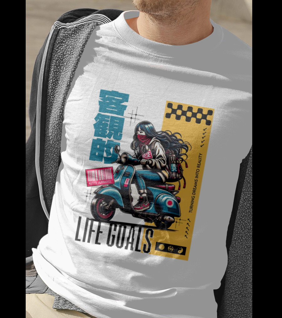 Life Goals Little Apparel Turning Dreams Into Reality T-Shirt