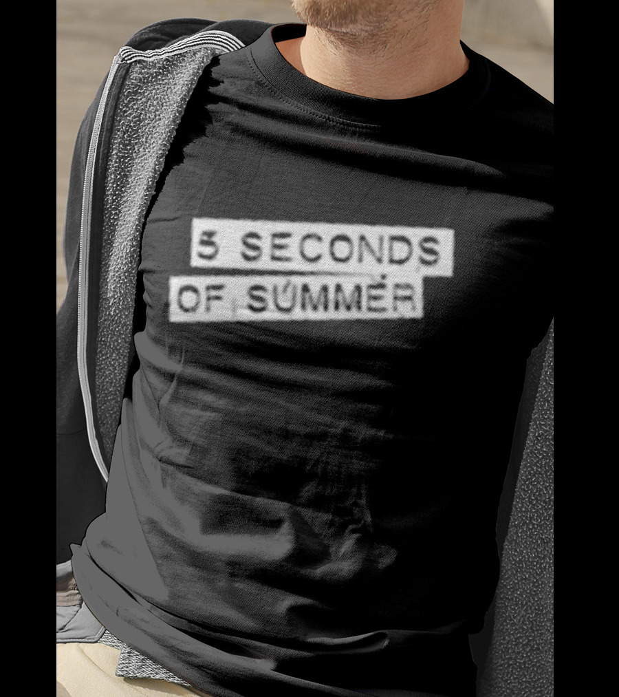 5 Seconds Of Summer 5SOS Self-Titled Album Cover T-Shirt