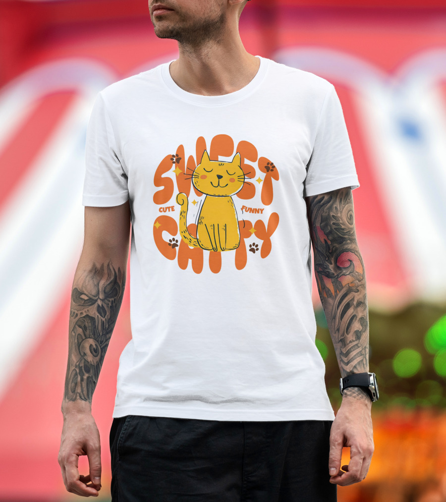 Sweet Cat Cute Funny T-Shirt