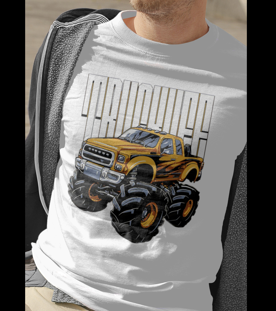Trucklife Adventure Never Slowing Down Monster Truck T-Shirt