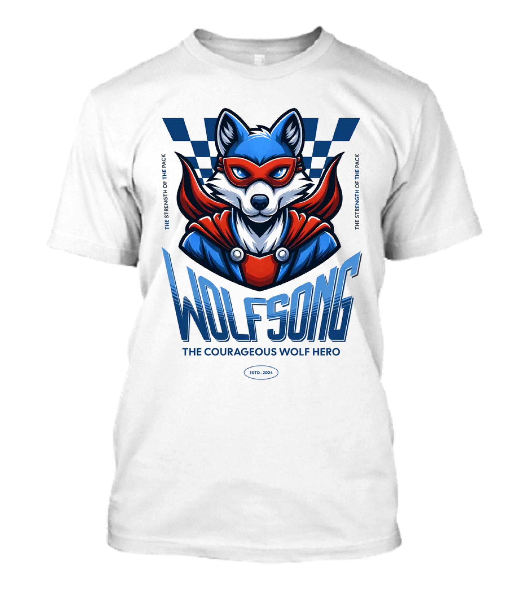 Wolfsong The Courageous Wolf Hero The Legendary Wolf Spirit T-Shirt