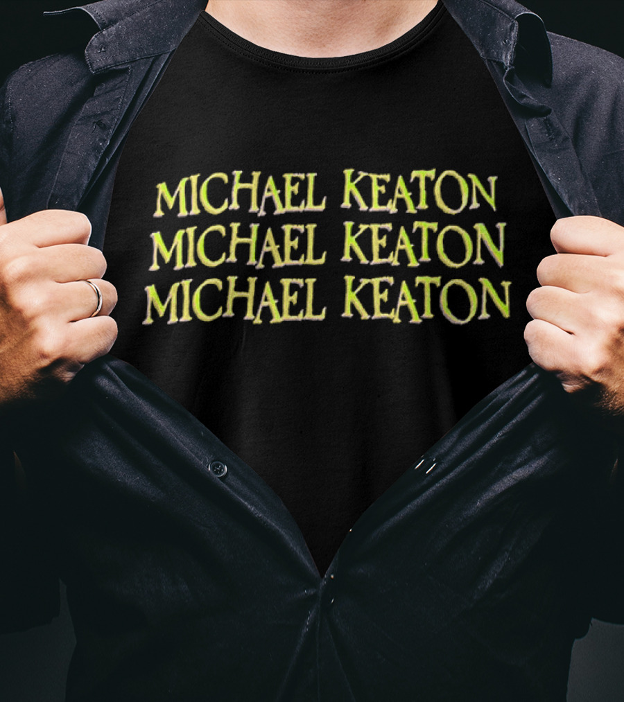 Michael Keaton Batman Beetlejuice Iconic Actor T-Shirt