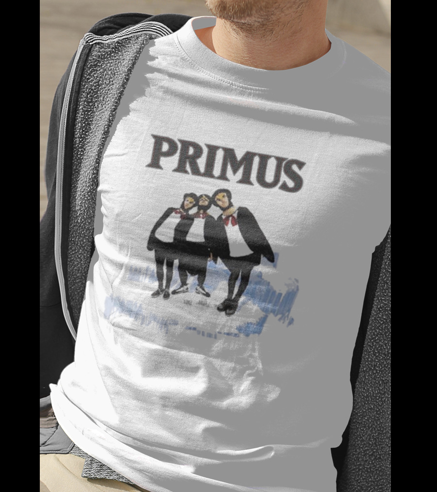Primus SPACE FARM Trio On Abstract Landscape T-Shirt