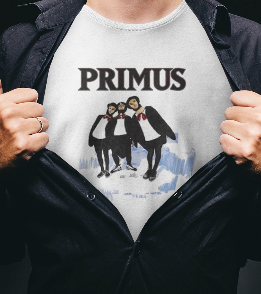 Primus SPACE FARM Trio On Abstract Landscape T-Shirt