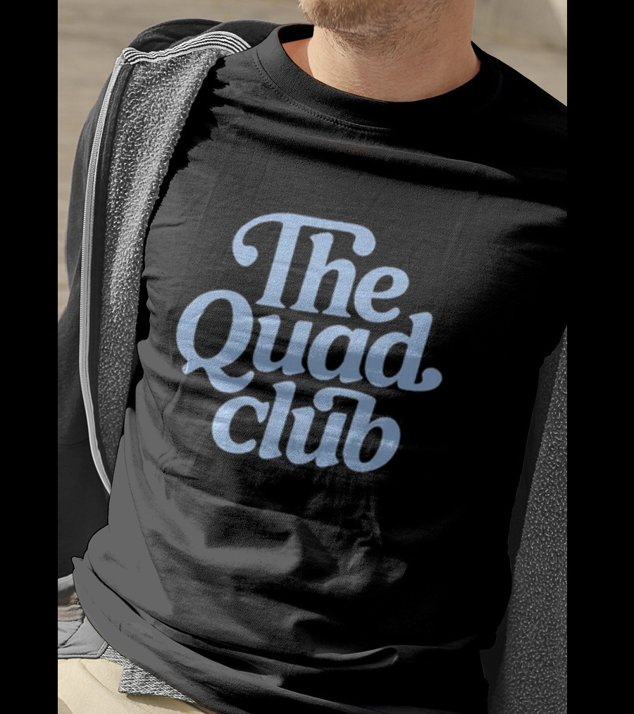 The Quad Club Black Quadrant T-Shirt