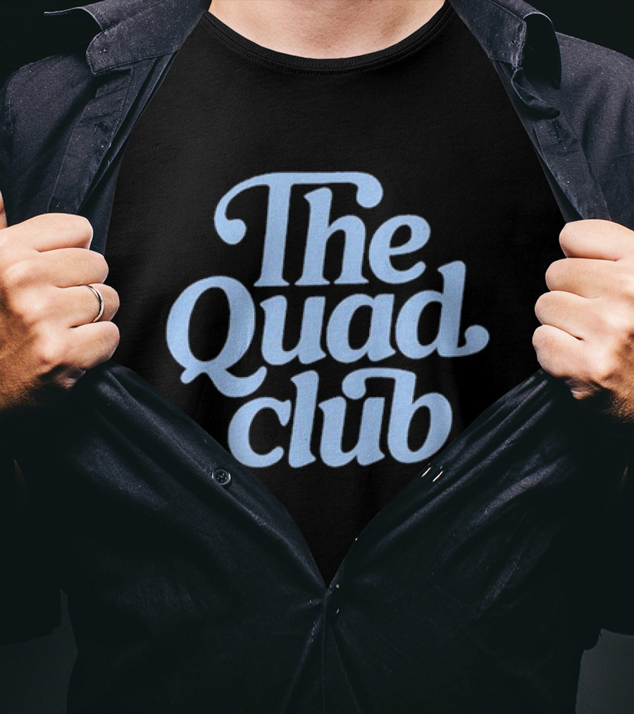 The Quad Club Black Quadrant T-Shirt