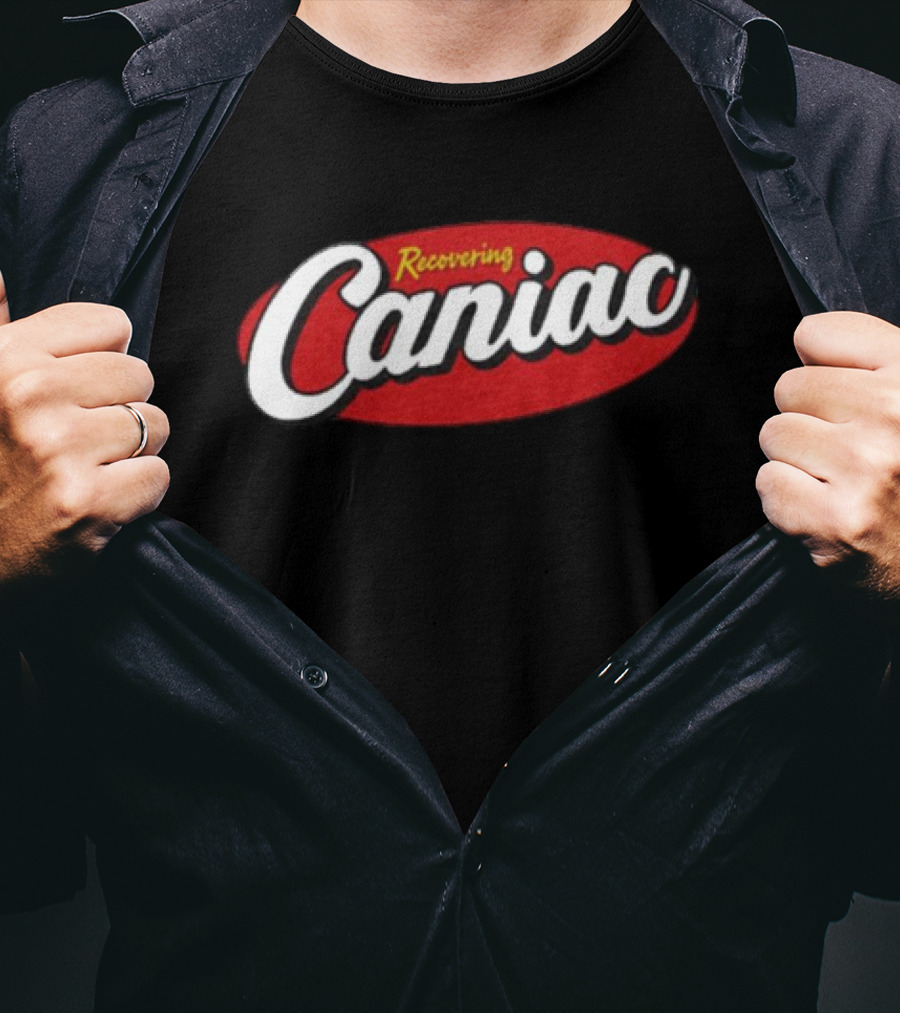 Recovering Caniac Red T-Shirt