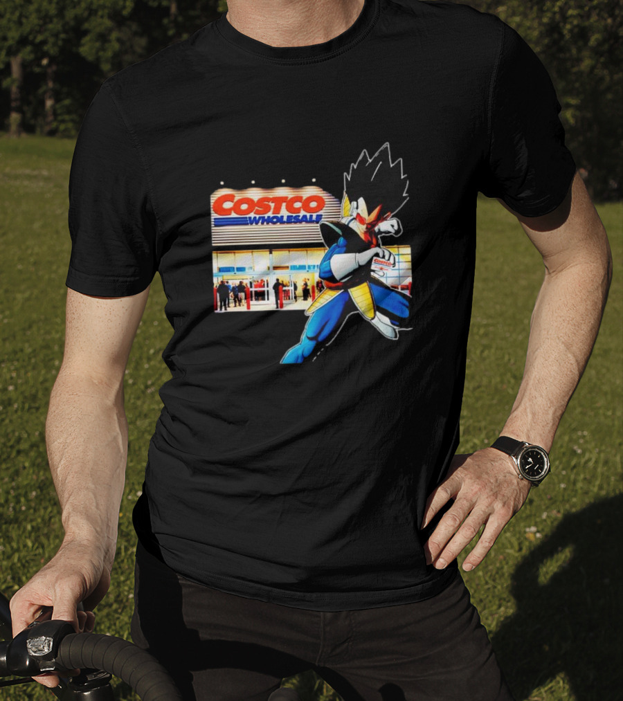 Prince Of Savings Costco Wholesale Vegeta Anime Icon At Storefront T-Shirt