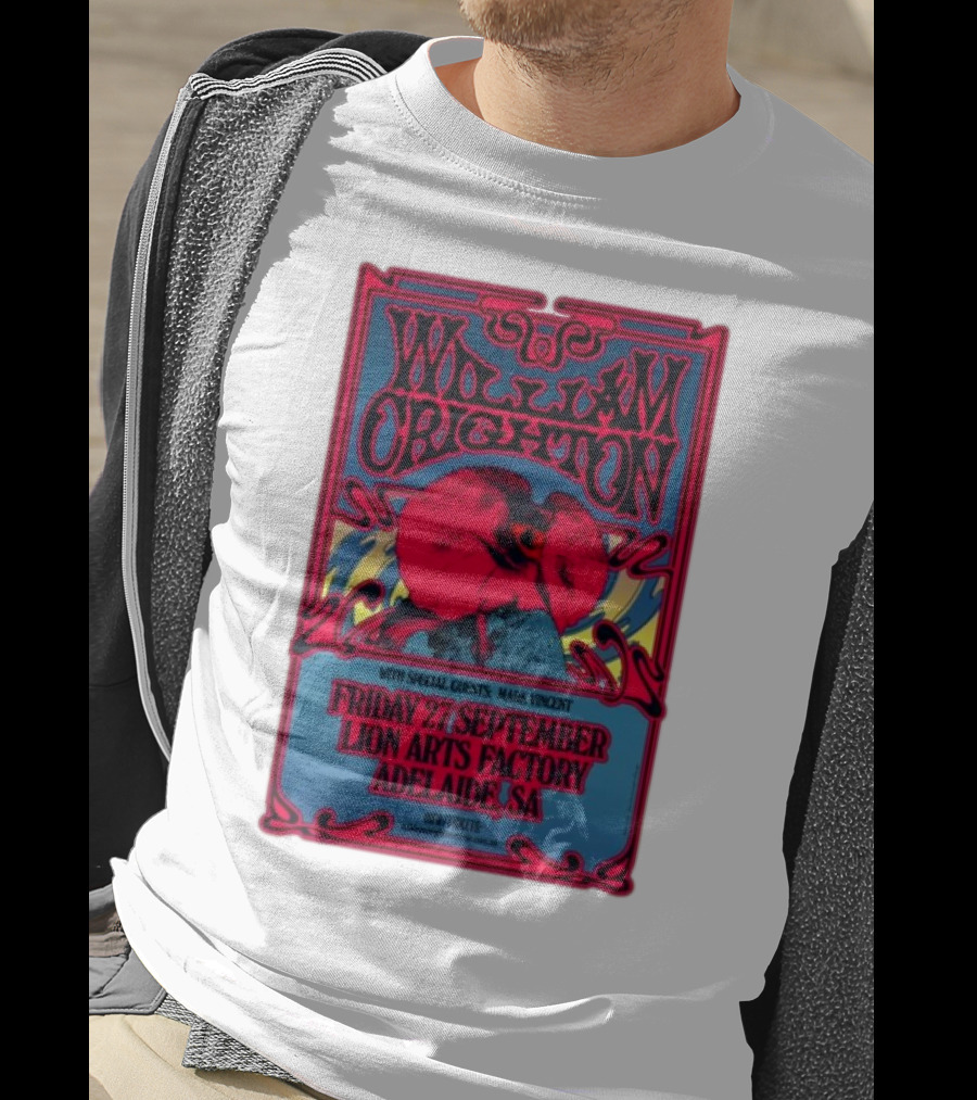 William Crighton With Special Guests Mark Vincent Live At Lion Arts Factory Adelaide SA Friday 27 September T-Shirt