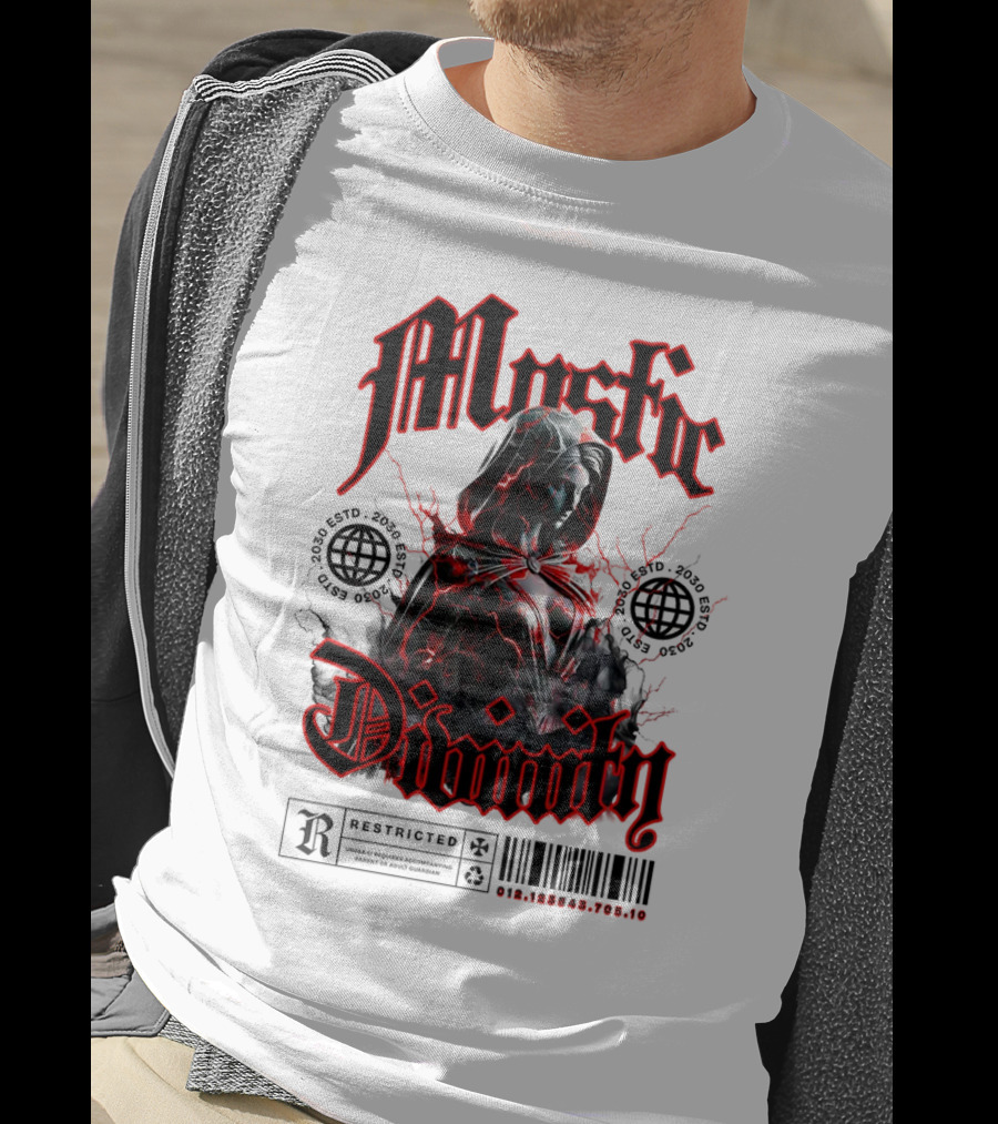 Mystic Divinity Divine Warrior Restricted Barcode 2038 2049 T-Shirt