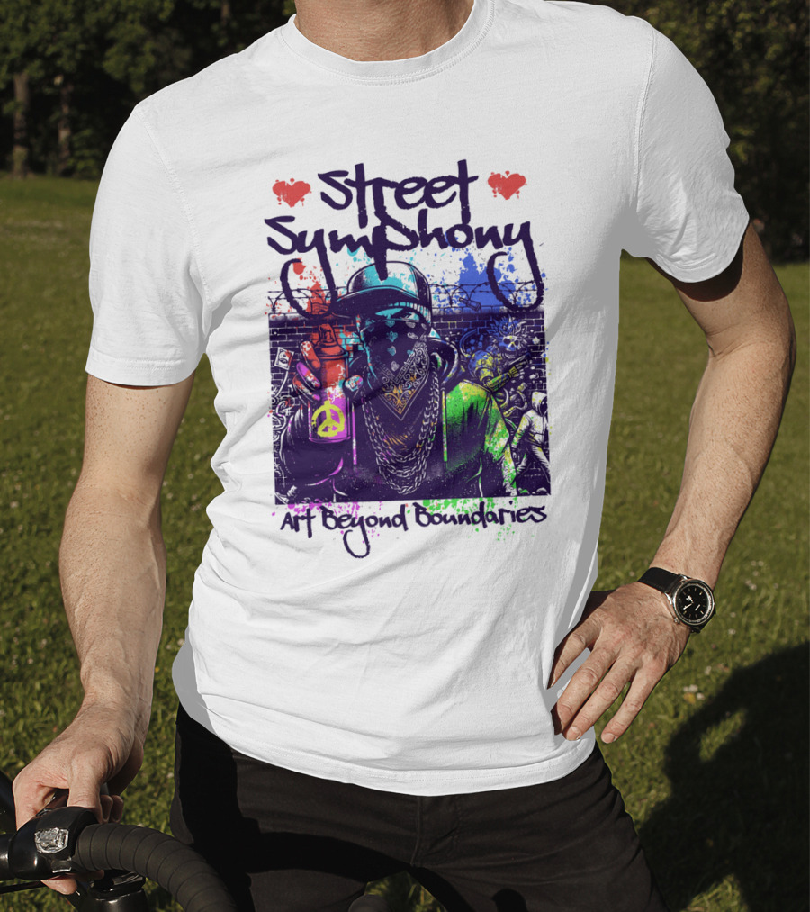 Street Symphony Art Beyond Boundaries Graffiti Man T-Shirt