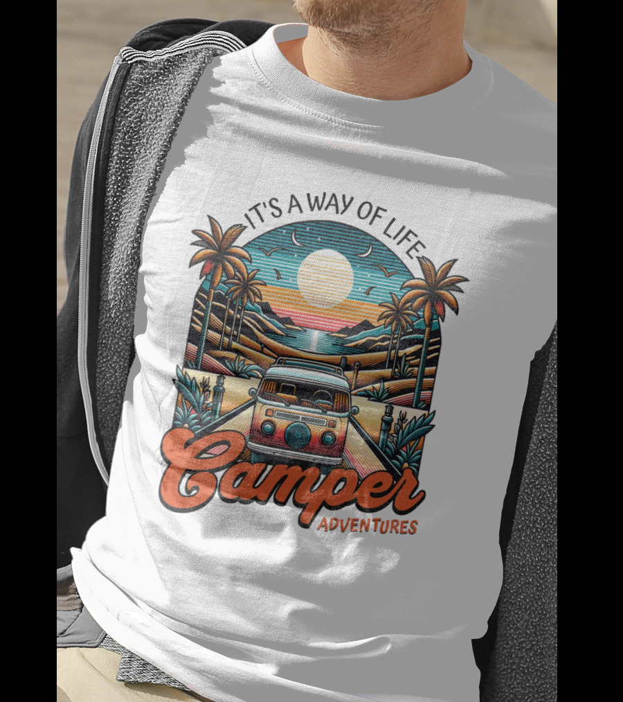 It's A Way Of Life Camper Adventures T-Shirt