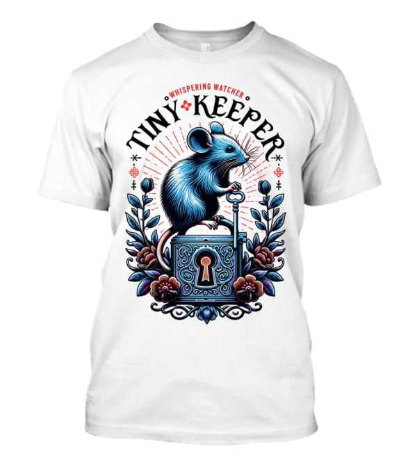 Whispering Watcher Tiny Keeper Mouse Key T-Shirt