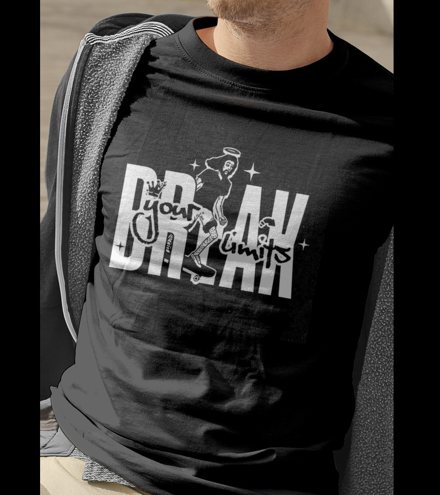 Break Your Limits Skateboard Angel T-Shirt