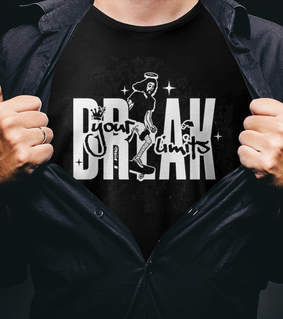 Break Your Limits Skateboard Angel T-Shirt