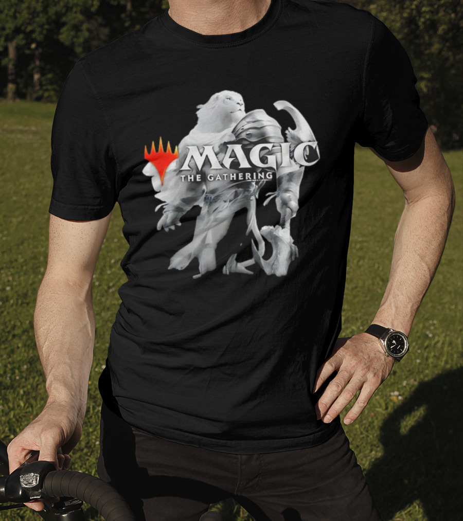Magic The Gathering Lion Knight White Armor T-Shirt
