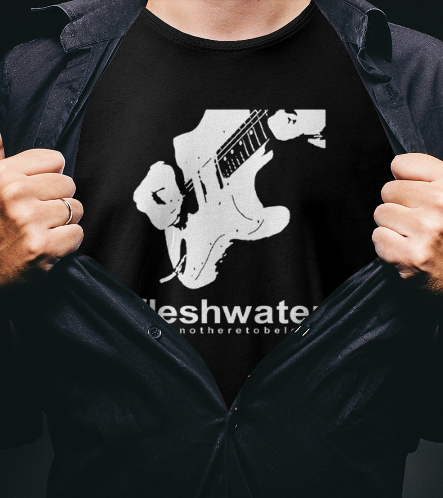 Closed Casket Activities Fleshwater We're Not Here To Be Loved Strat T-Shirt