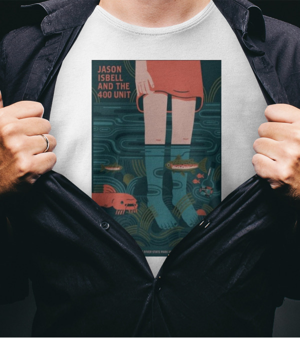 Jason Isbell And The 400 Unit White River State Park Indianapolis IN August 10 T-Shirt