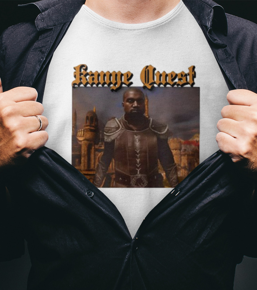 Kanye Quest Medieval Adventure Cleric In Armor T-Shirt