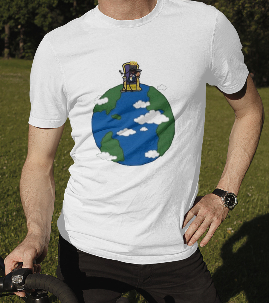 King Of The World James Throne On Earth T-Shirt