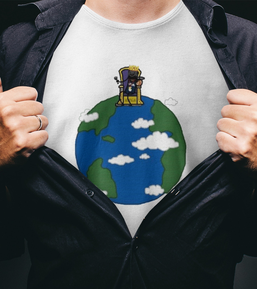 King Of The World James Throne On Earth T-Shirt