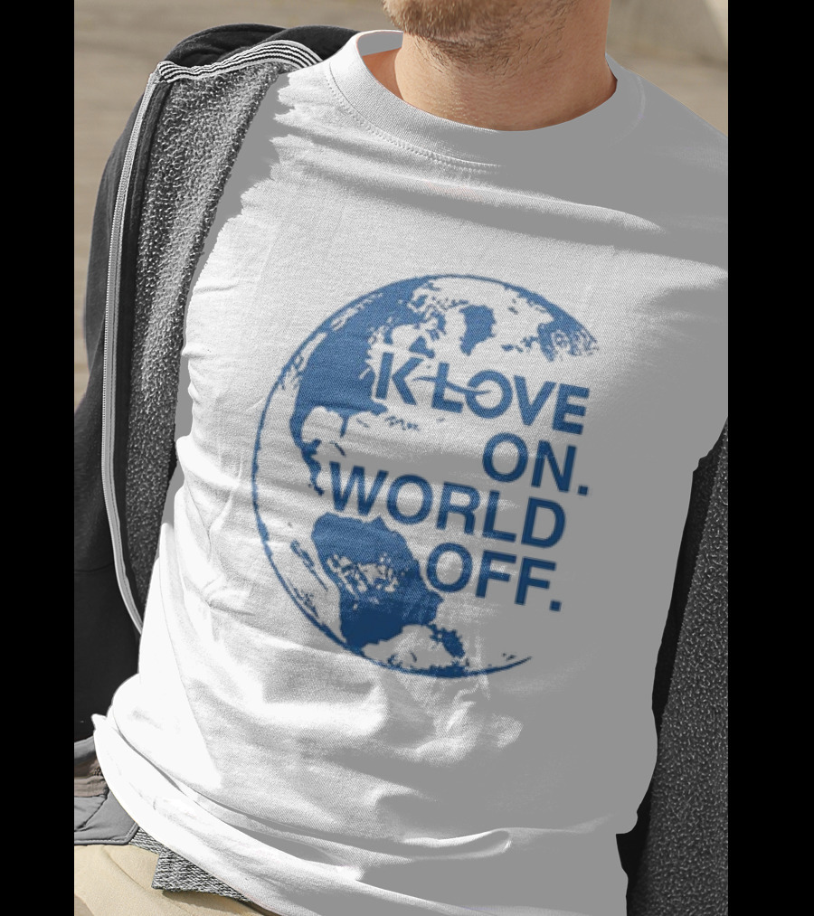 Klove On World Off Blue Earth Planet T-Shirt