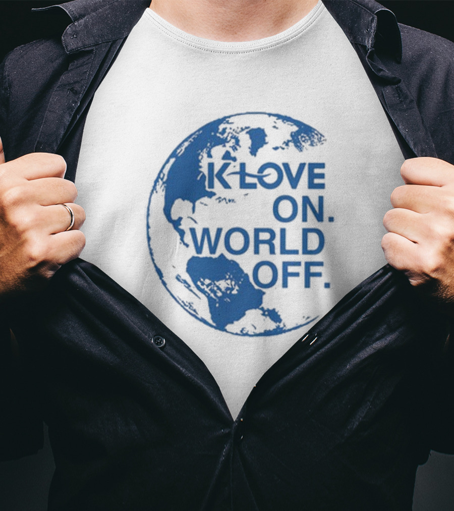 Klove On World Off Blue Earth Planet T-Shirt