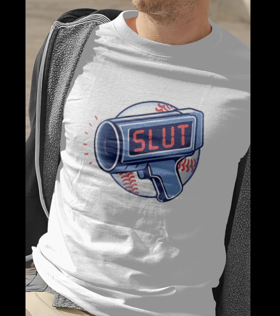 Slut Radar Baseball Humor T-Shirt
