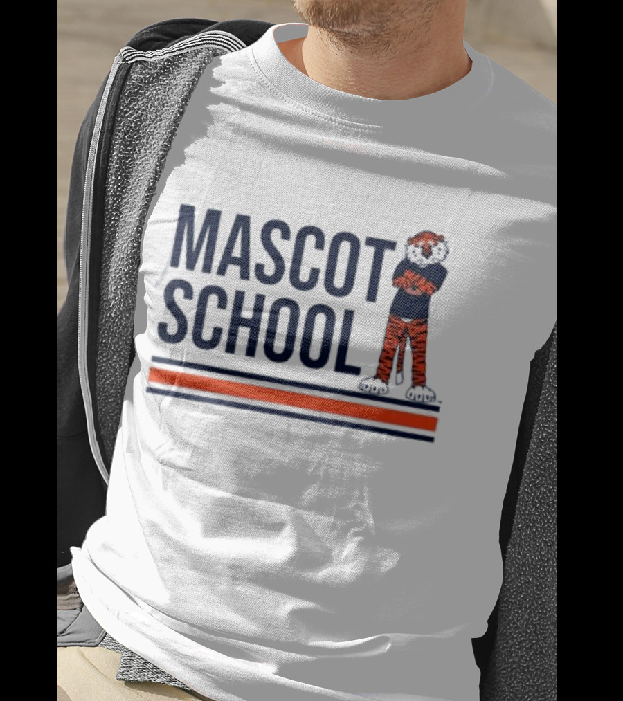 Mascot School Stampauburn Tiger Stripes T-Shirt