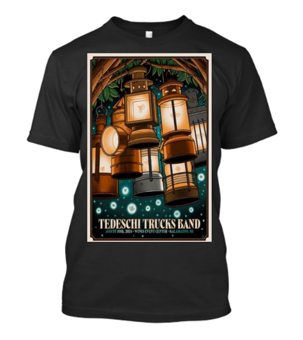 Tedeschi Trucks Band August 10th 2024 Wings Event Center Kalamazoo MI Lanterns T-Shirt