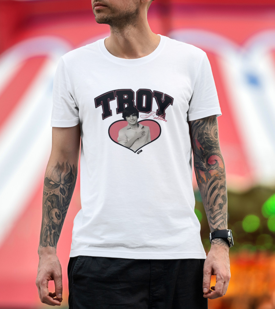Troy Bolton Heart Photo HSM T-Shirt