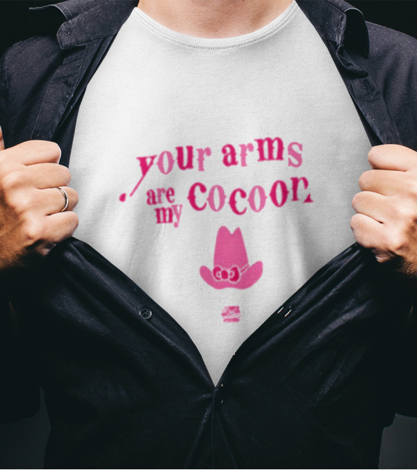 Your Arms Are My Cocoon Hello Kitty Cowboy Heart Rope T-Shirt