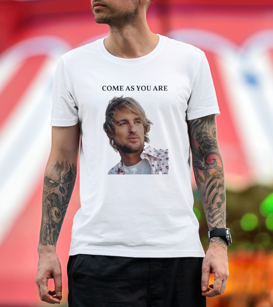 Come As You Are Owen Wilson Nirvana T-Shirt