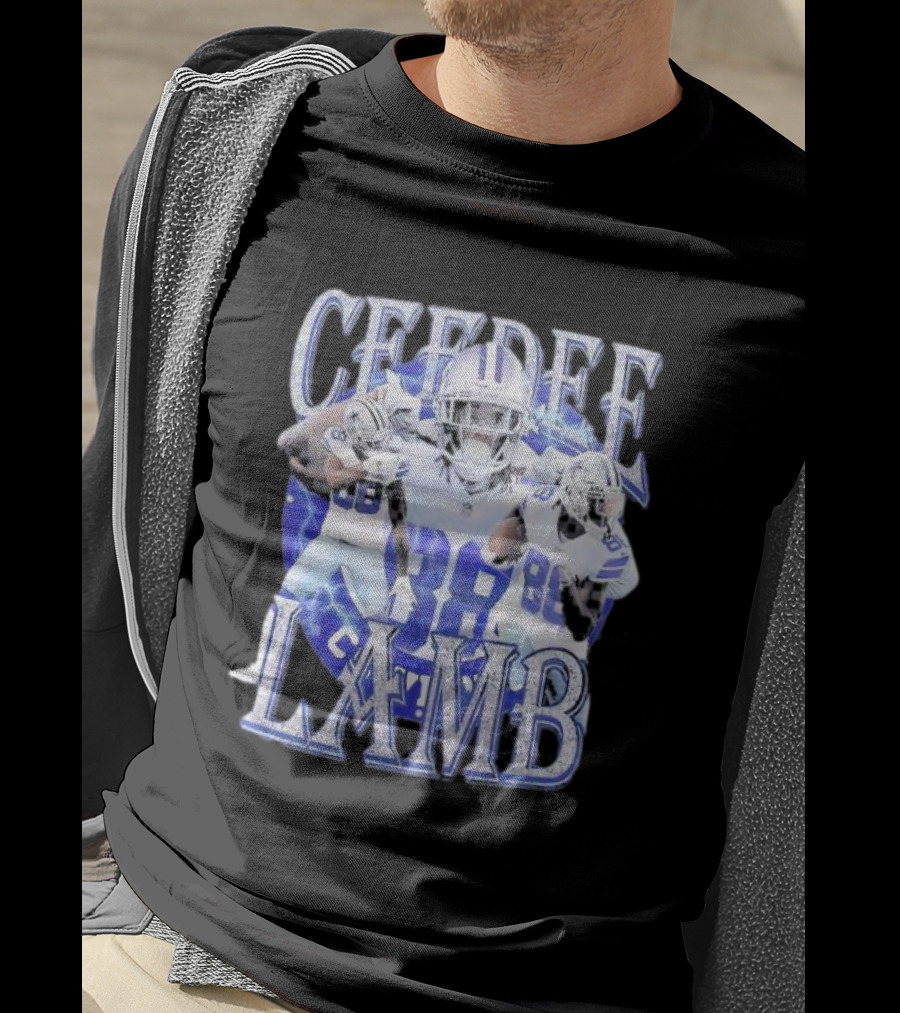 Ceedee Lamb Vintage 90s Retro Football Star Graphics T-Shirt