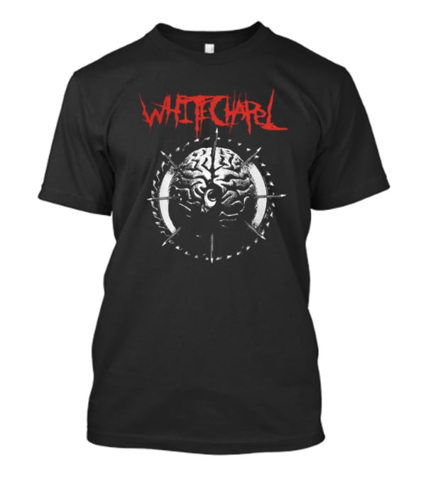 Whitechapel Brain Eye Black Wheel T-Shirt