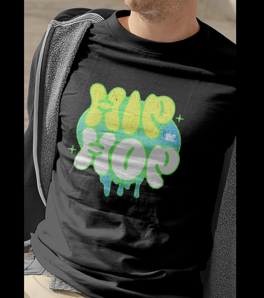 HIP HOP GLOBAL Drip Style Graffiti T-Shirt