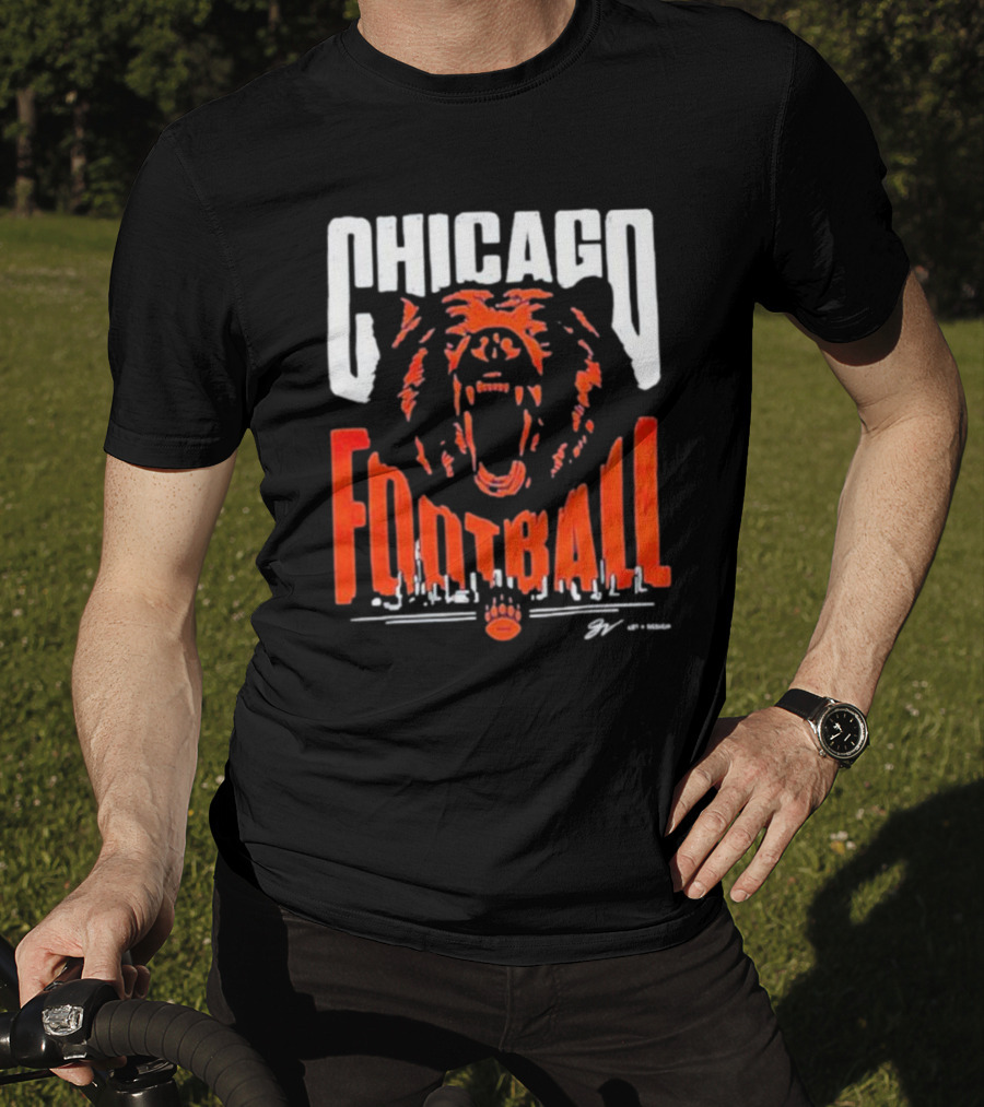 Chicago Football Bear Roar T-Shirt