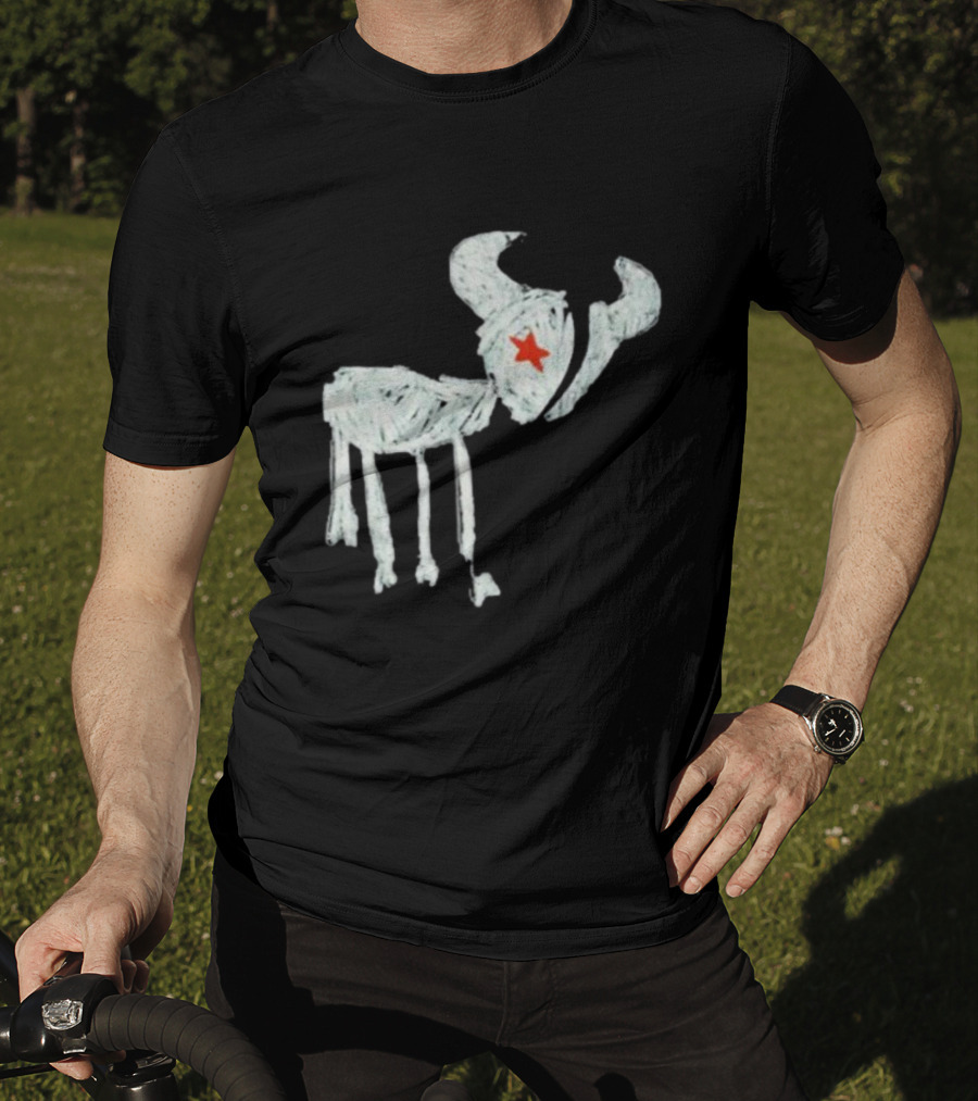 WeAreTexans Bull Design With Star For All Texans T-Shirt
