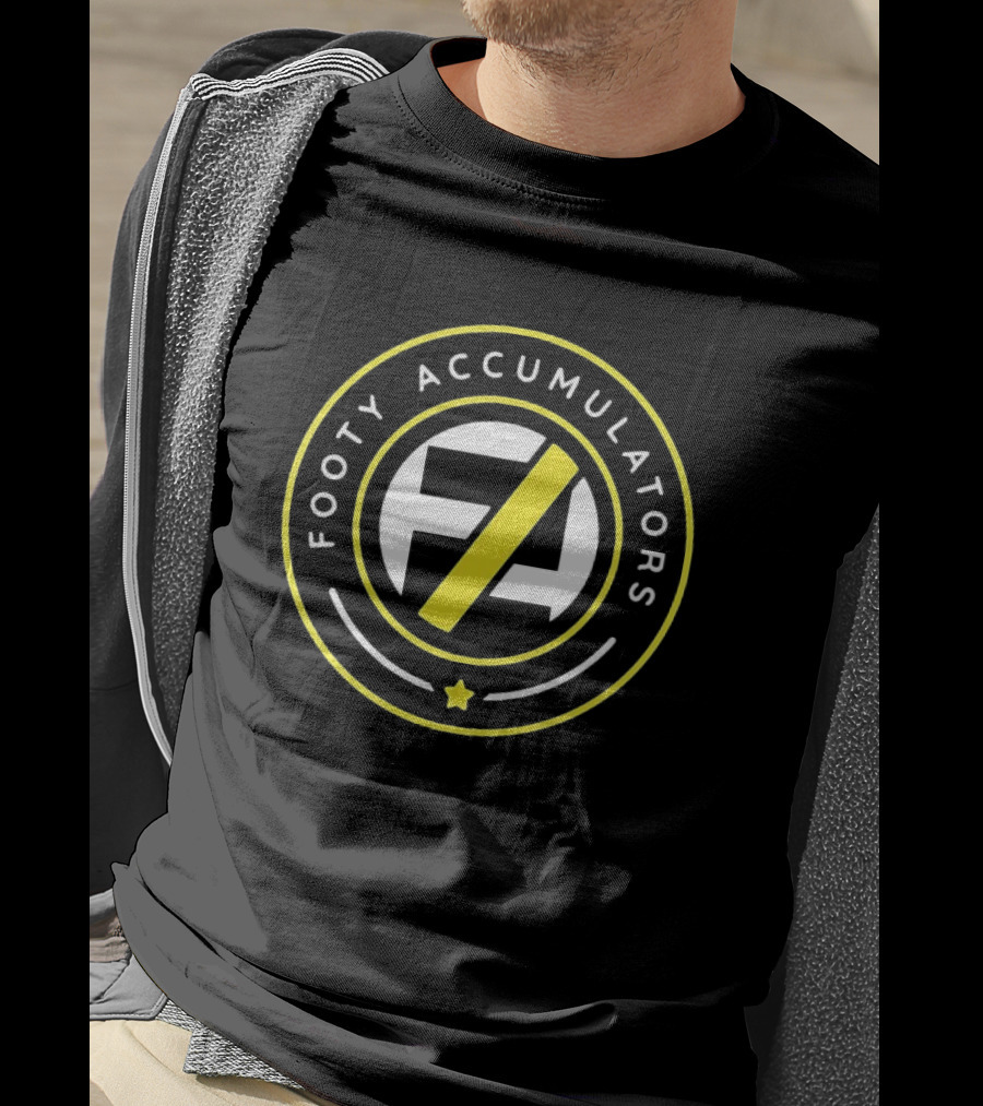Footy Accumulators FA Logo Star Circle T-Shirt